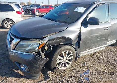 2014 Nissan Pathfinder Sl z USA, uszkodzony, nr VIN 5N1AR2MN3EC735049